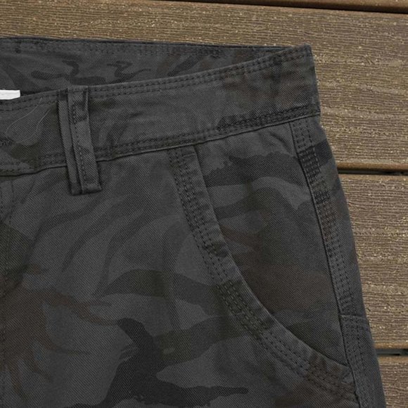 AAPE Camouflage Print Drawstring Black Shorts - Picture 11 of 16